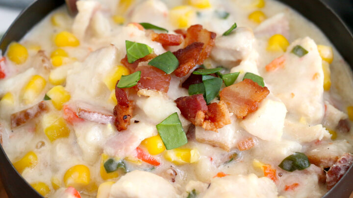 Instant pot chicken potato corn chowder hot sale